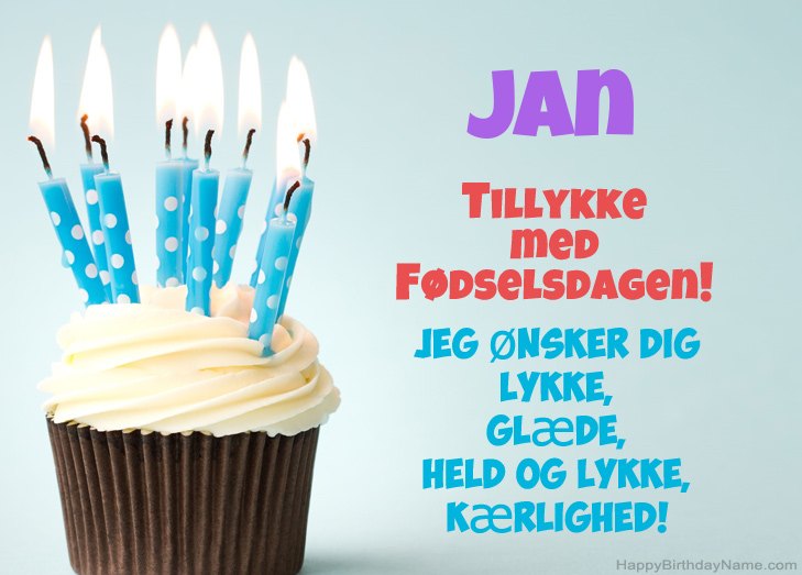 Tillykke med heldens fødselsdag til Jan