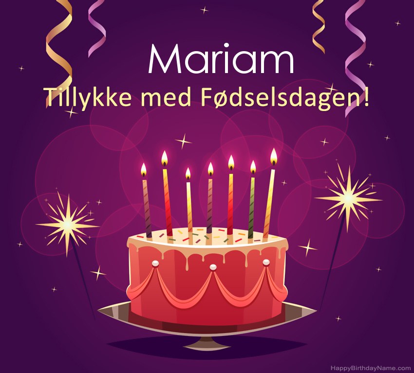 Sjove hilsener til Happy Birthday Mariam-billeder Sjove hilsener til Happy Birthday Mariam-billeder