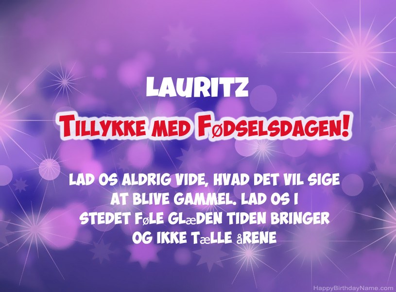 Smukke billeder til Lauritz tillykke med fødselsdagen Smukke billeder til Lauritz tillykke med fødselsdagen