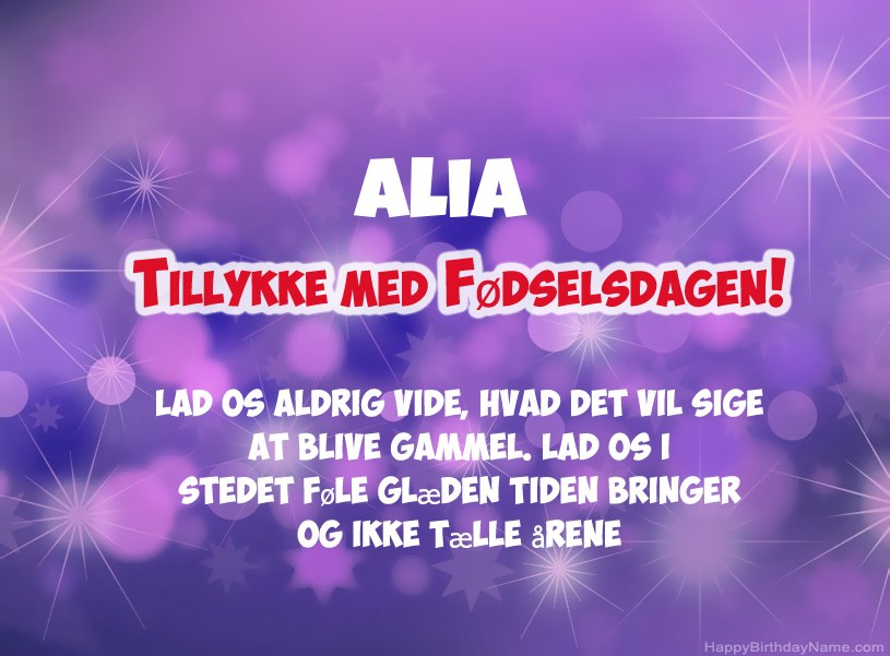 Smukke billeder til Alia tillykke med fødselsdagen Smukke billeder til Alia tillykke med fødselsdagen