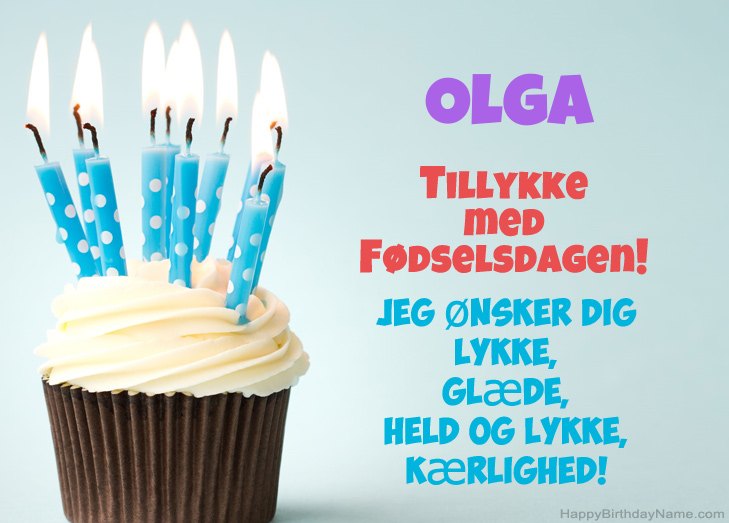 Tillykke med heldens fødselsdag til Olga Tillykke med heldens fødselsdag til Olga