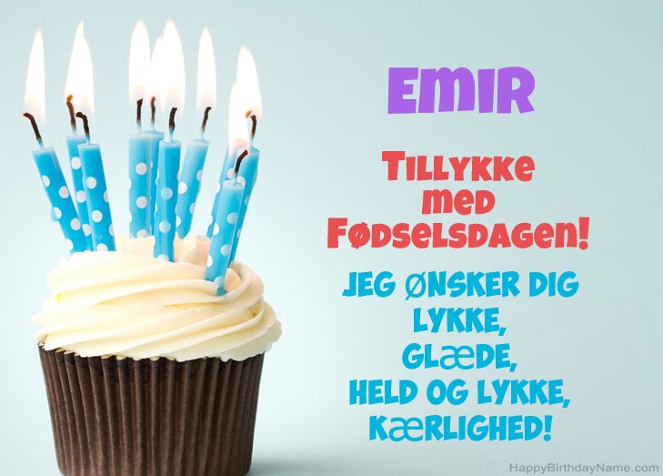 Tillykke med heldens fødselsdag til Emir