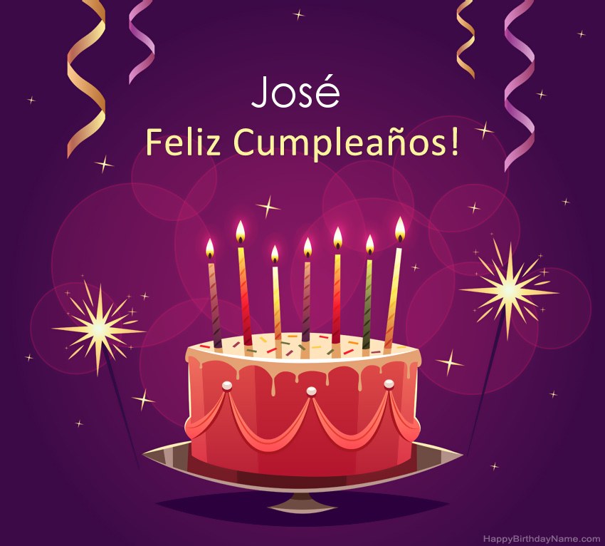 Saludos graciosos para feliz cumpleaños José fotos
