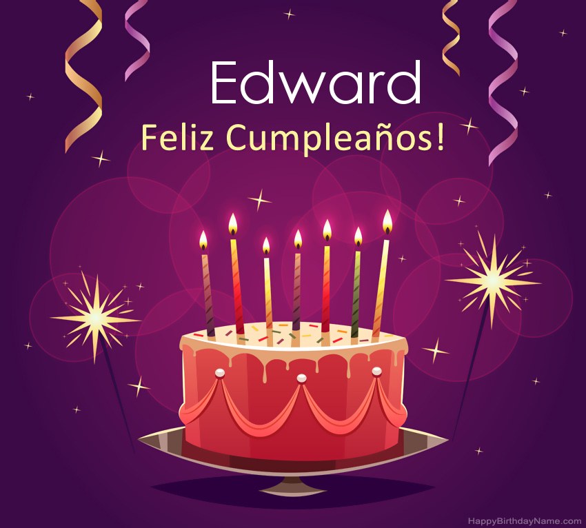 Saludos graciosos para feliz cumpleaños Edward fotos