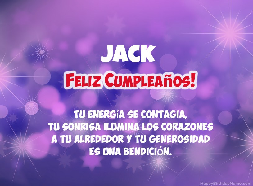 Hermosas imágenes para el feliz cumpleaños de Jack Hermosas imágenes para el feliz cumpleaños de Jack