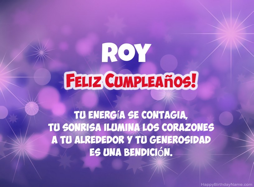 Hermosas imágenes para el feliz cumpleaños de Roy Hermosas imágenes para el feliz cumpleaños de Roy