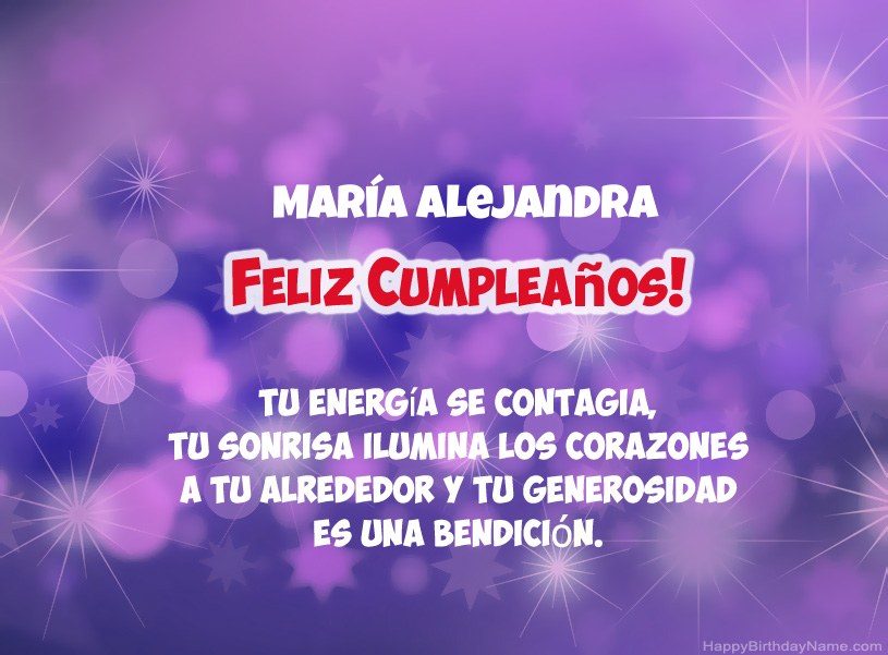 Hermosas imágenes para el feliz cumpleaños de María Alejandra Hermosas imágenes para el feliz cumpleaños de María Alejandra