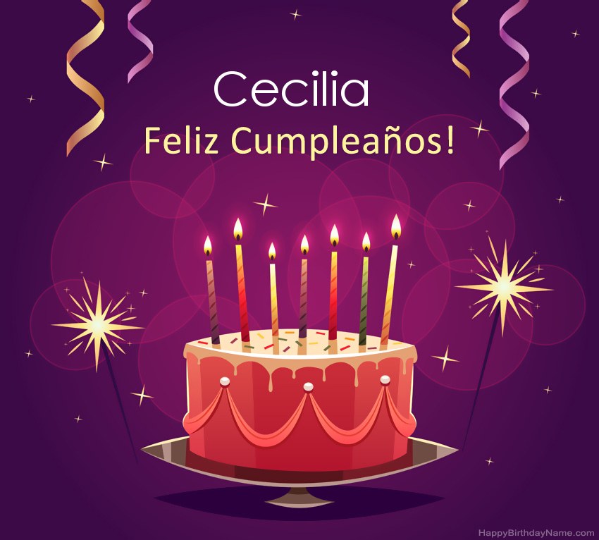 Saludos graciosos para feliz cumpleaños Cecilia fotos Saludos graciosos para feliz cumpleaños Cecilia fotos