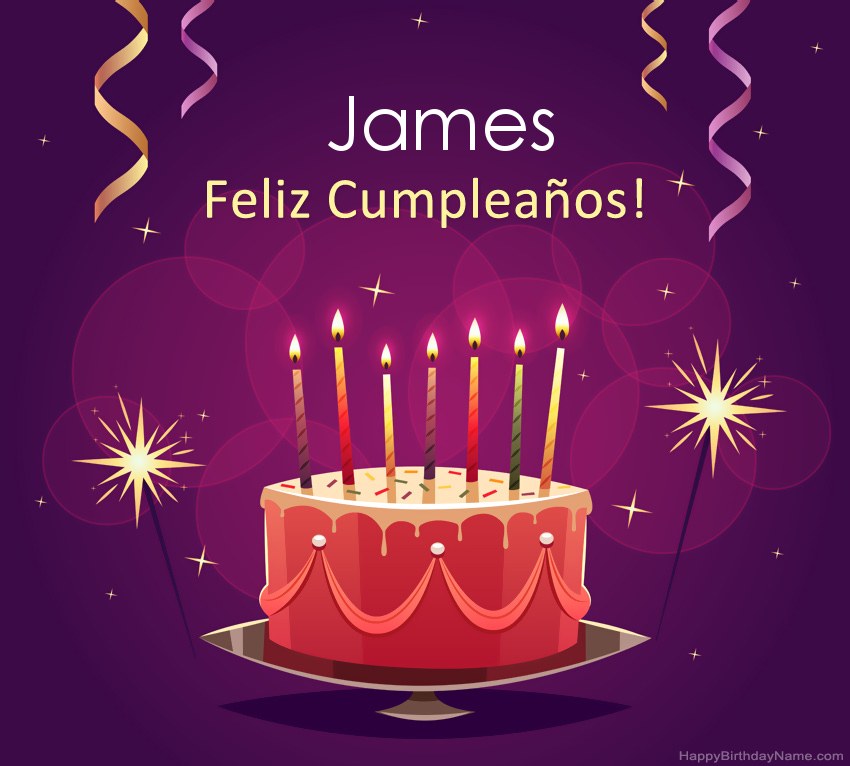 Saludos graciosos para feliz cumpleaños James fotos Saludos graciosos para feliz cumpleaños James fotos