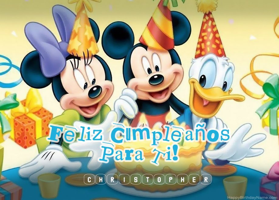 Saludos de cumpleaños infantiles para Christopher Saludos de cumpleaños infantiles para Christopher