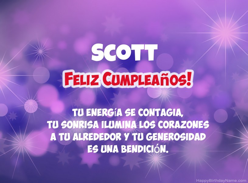Hermosas imágenes para el feliz cumpleaños de Scott Hermosas imágenes para el feliz cumpleaños de Scott