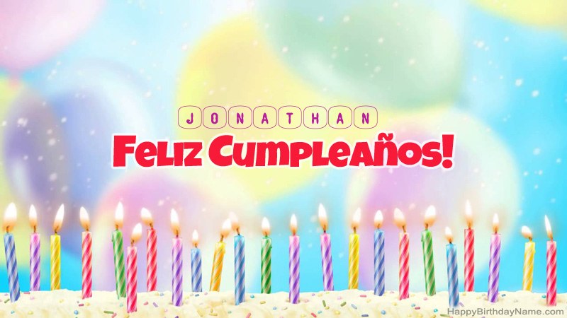 Divertidas tarjetas de feliz cumpleaños para Jonathan