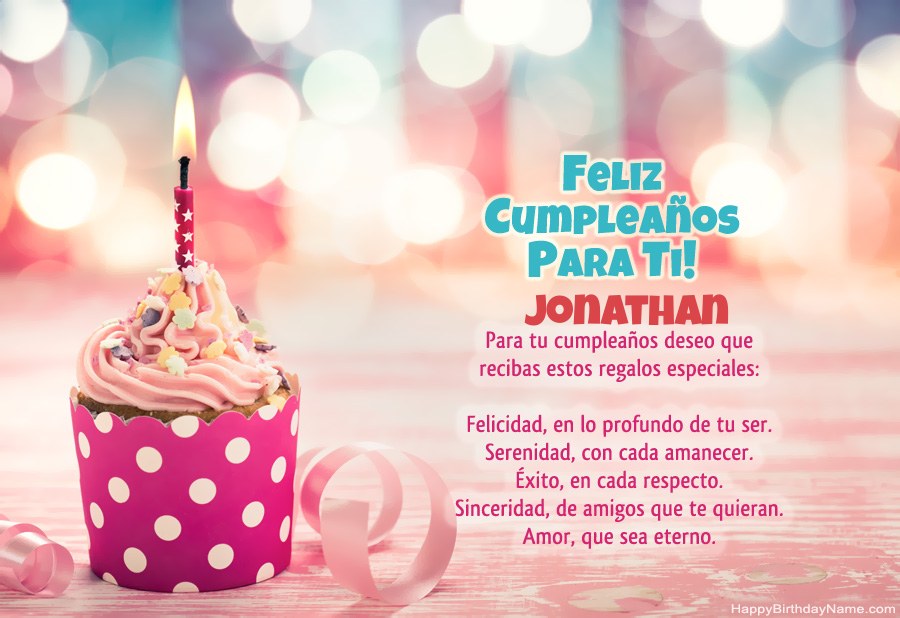 Descargar Happy Birthday card Jonathan gratis