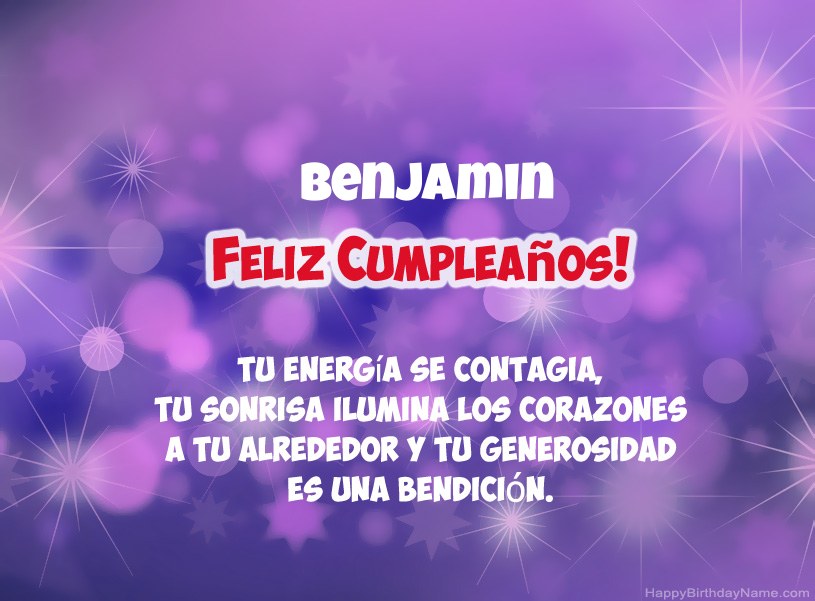 Hermosas imágenes para el feliz cumpleaños de Benjamin Hermosas imágenes para el feliz cumpleaños de Benjamin