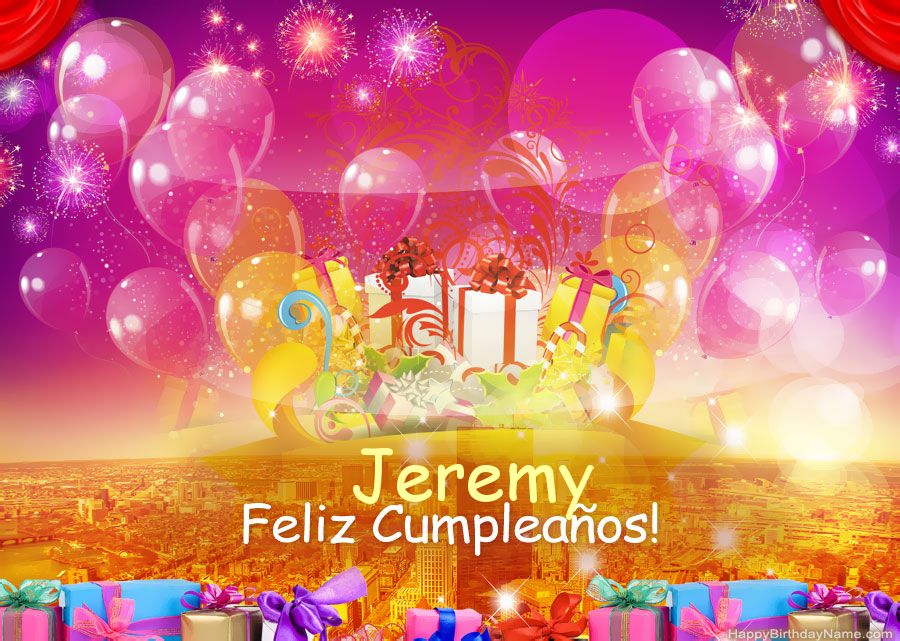 Fotos graciosas feliz cumpleaños Jeremy
