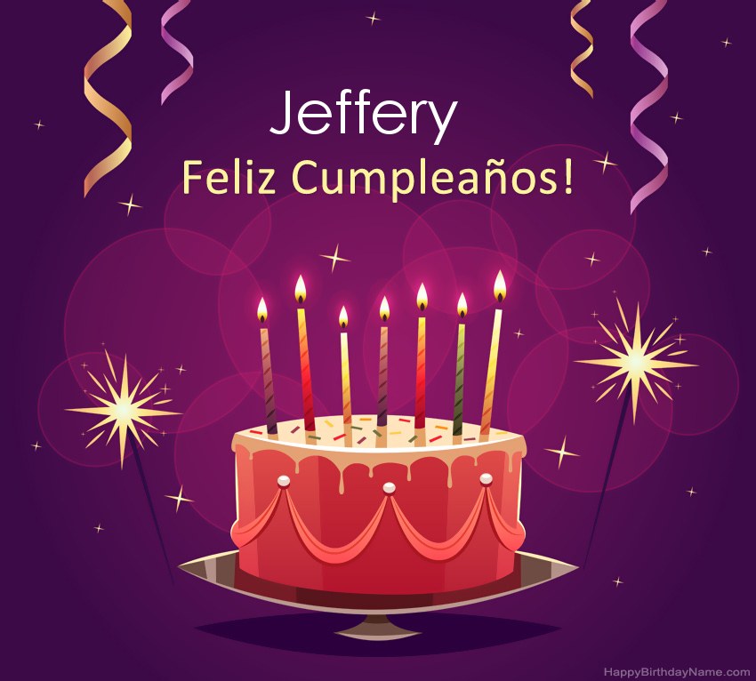 Saludos graciosos para feliz cumpleaños Jeffery fotos