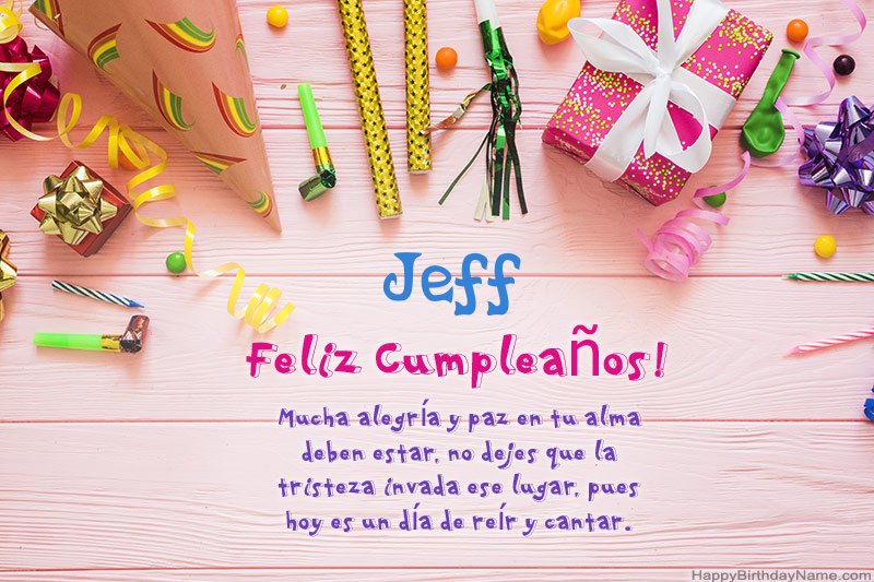 Descargar Happy Birthday card Jeff gratis Descargar Happy Birthday card Jeff gratis