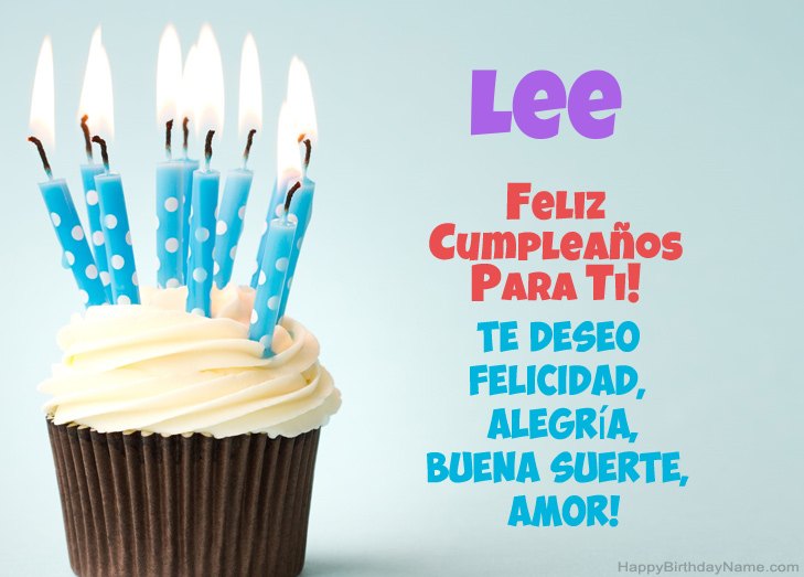 Felicitaciones por el feliz cumpleaños de Lee Felicitaciones por el feliz cumpleaños de Lee