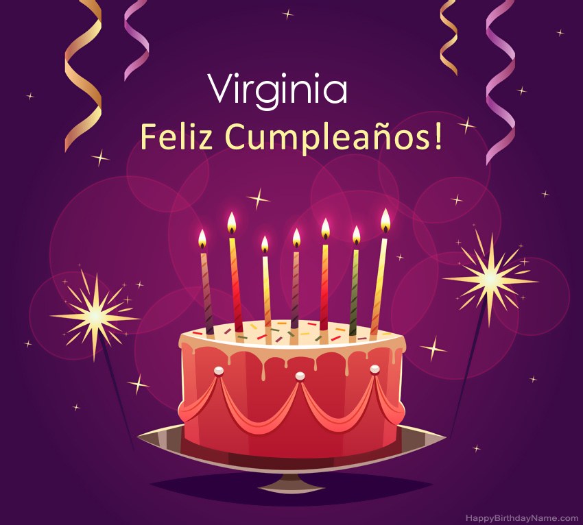 Saludos graciosos para feliz cumpleaños Virginia fotos Saludos graciosos para feliz cumpleaños Virginia fotos
