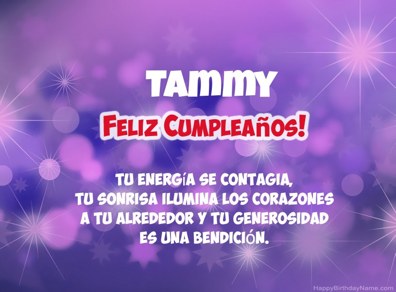 Hermosas imágenes para el feliz cumpleaños de Tammy