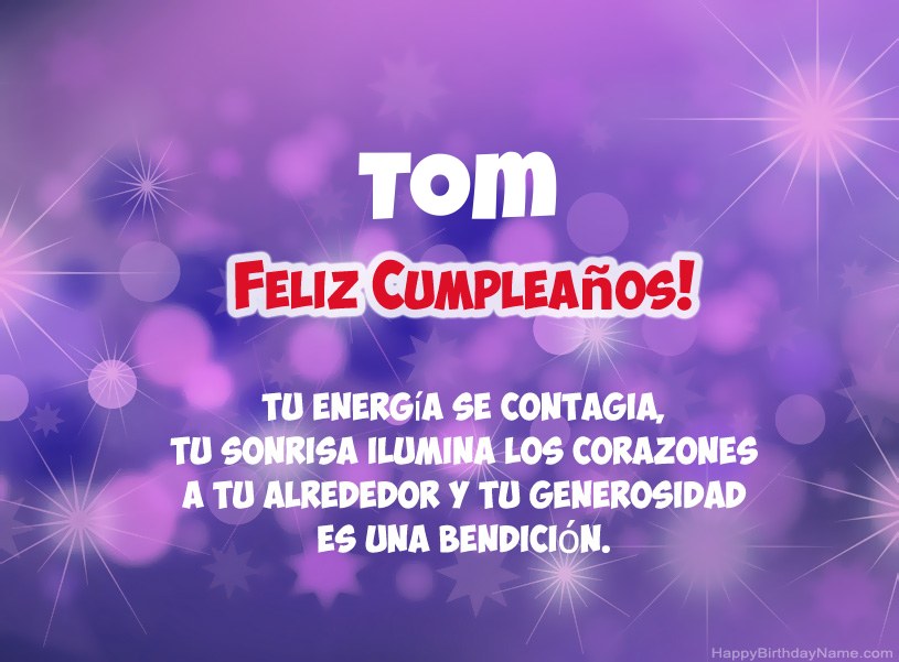 Hermosas imágenes para el feliz cumpleaños de Tom Hermosas imágenes para el feliz cumpleaños de Tom