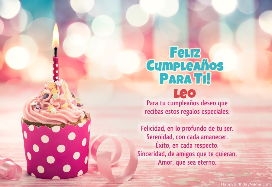Descargar Happy Birthday card Leo gratis