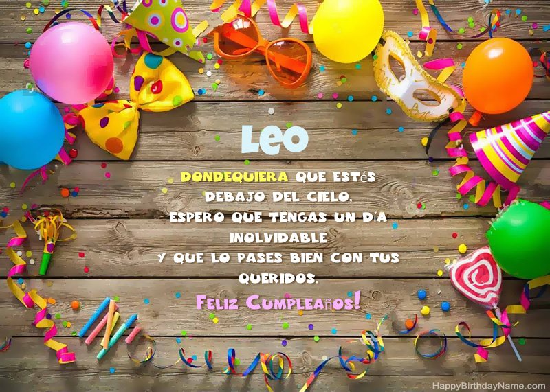 Feliz cumpleaños Leo photo
