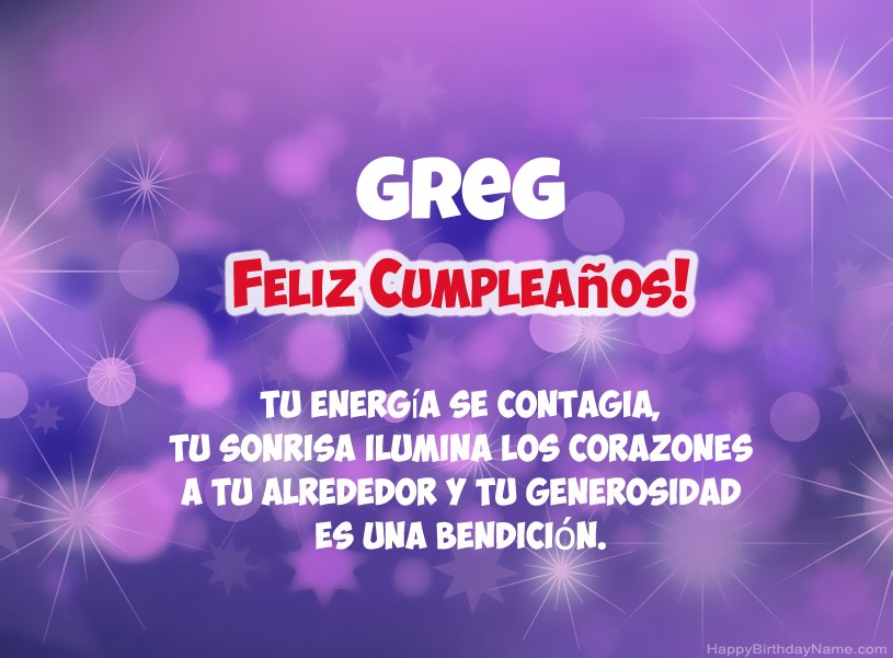 Hermosas imágenes para el feliz cumpleaños de Greg Hermosas imágenes para el feliz cumpleaños de Greg