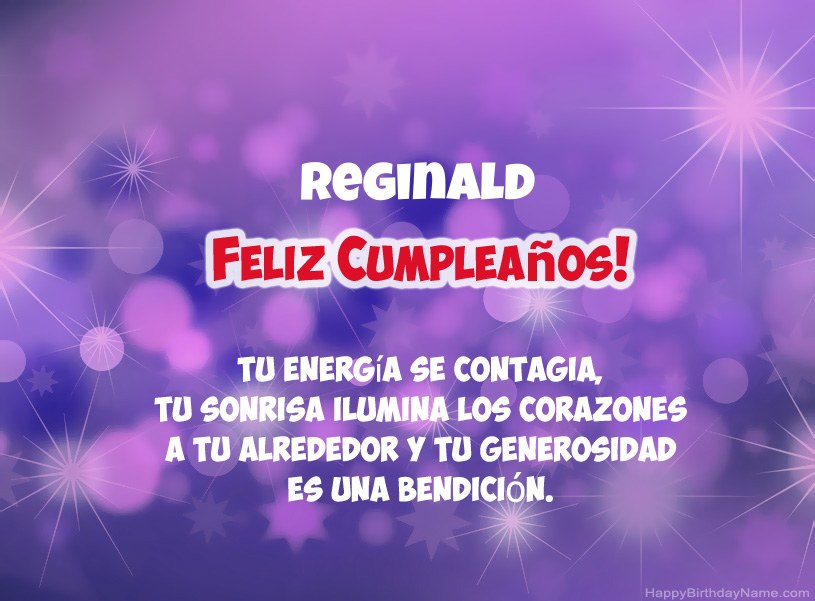 Hermosas imágenes para el feliz cumpleaños de Reginald Hermosas imágenes para el feliz cumpleaños de Reginald