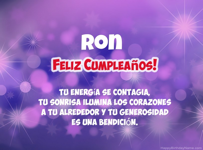 Hermosas imágenes para el feliz cumpleaños de Ron Hermosas imágenes para el feliz cumpleaños de Ron
