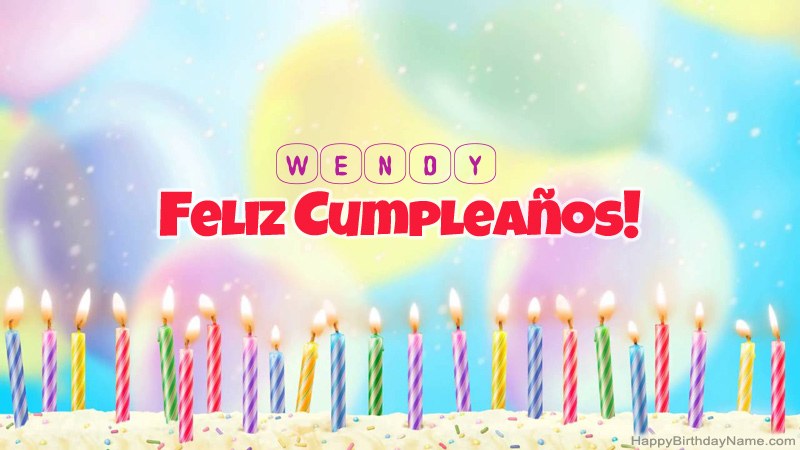 Divertidas tarjetas de feliz cumpleaños para Wendy Divertidas tarjetas de feliz cumpleaños para Wendy