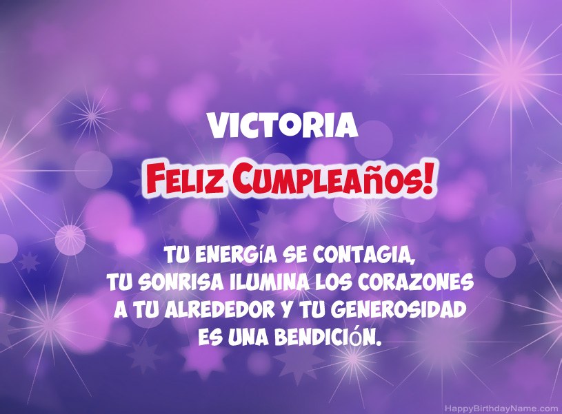 Hermosas imágenes para el feliz cumpleaños de Victoria