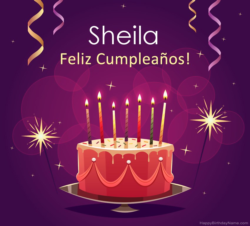 Saludos graciosos para feliz cumpleaños Sheila fotos Saludos graciosos para feliz cumpleaños Sheila fotos