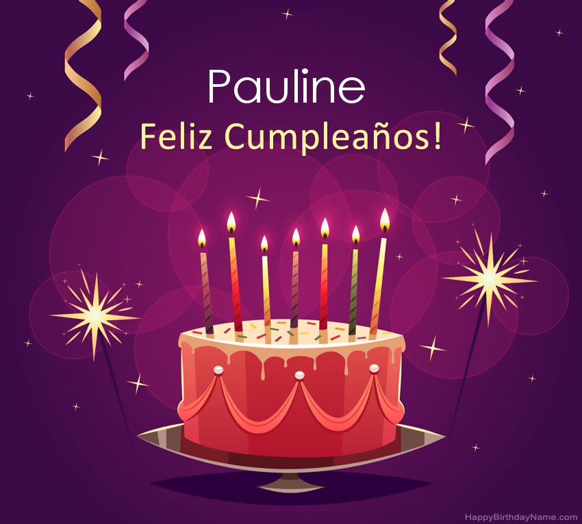 Saludos graciosos para feliz cumpleaños Pauline fotos Saludos graciosos para feliz cumpleaños Pauline fotos