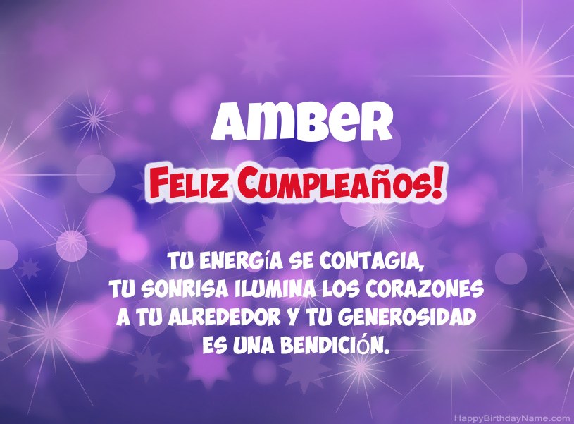 Hermosas imágenes para el feliz cumpleaños de Amber