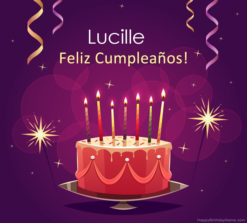 Saludos graciosos para feliz cumpleaños Lucille fotos Saludos graciosos para feliz cumpleaños Lucille fotos