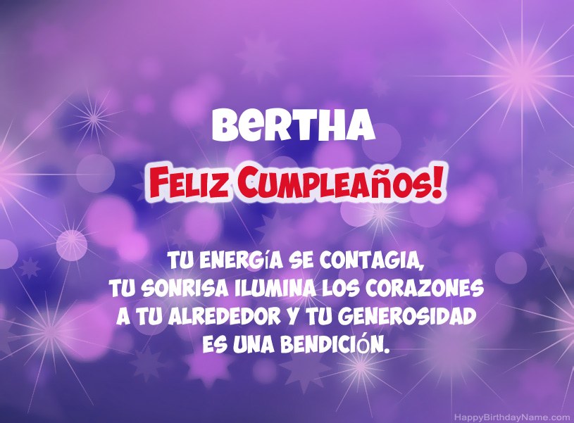 Hermosas imágenes para el feliz cumpleaños de Bertha