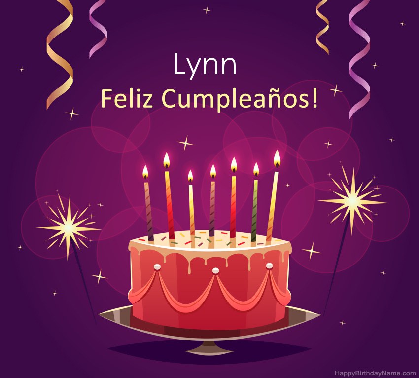 Saludos graciosos para feliz cumpleaños Lynn fotos
