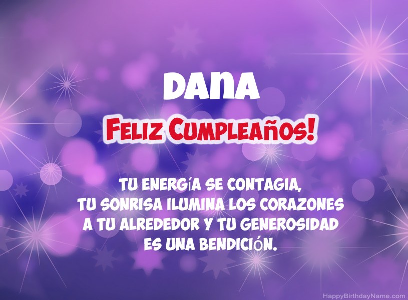 Hermosas imágenes para el feliz cumpleaños de Dana
