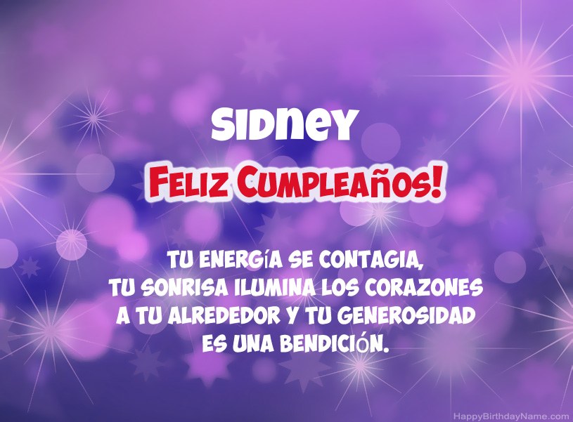 Hermosas imágenes para el feliz cumpleaños de Sidney Hermosas imágenes para el feliz cumpleaños de Sidney