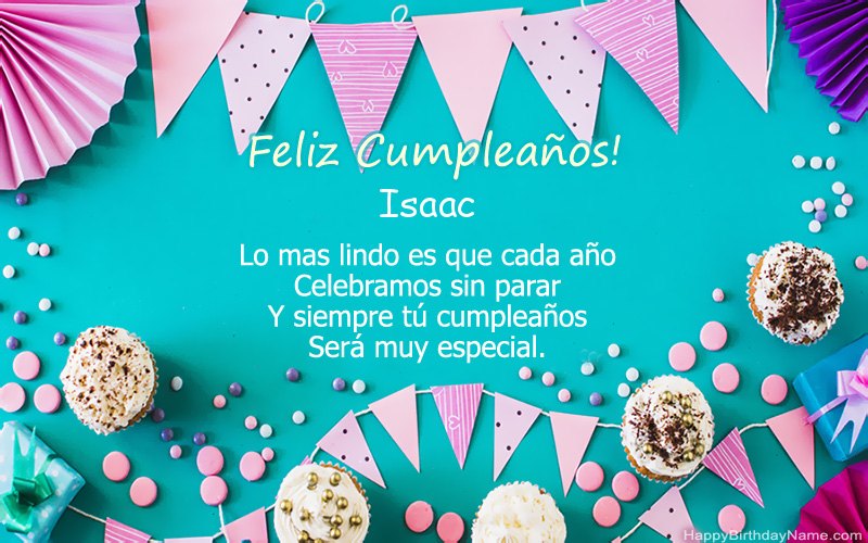 Feliz cumpleaños Isaac, bellas imágenes Feliz cumpleaños Isaac, bellas imágenes