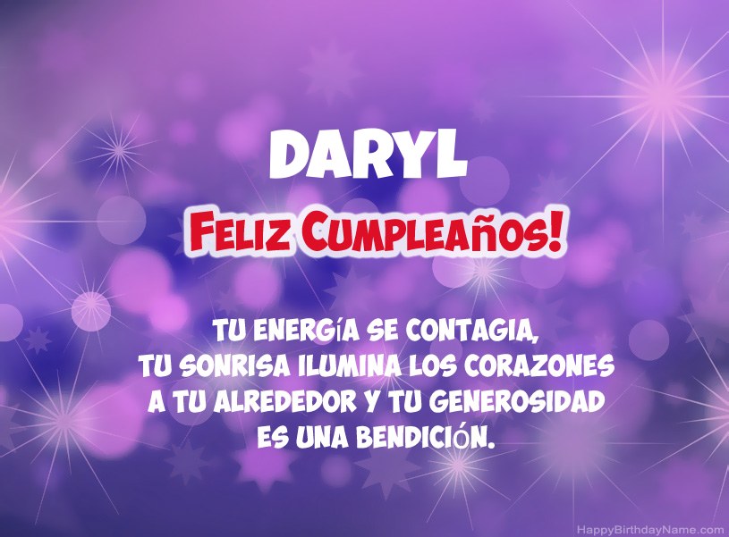 Hermosas imágenes para el feliz cumpleaños de Daryl Hermosas imágenes para el feliz cumpleaños de Daryl