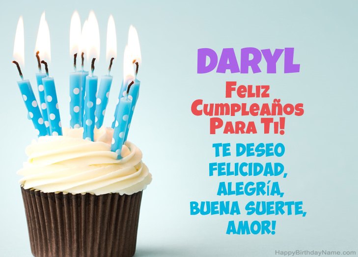 Felicitaciones por el feliz cumpleaños de Daryl Felicitaciones por el feliz cumpleaños de Daryl