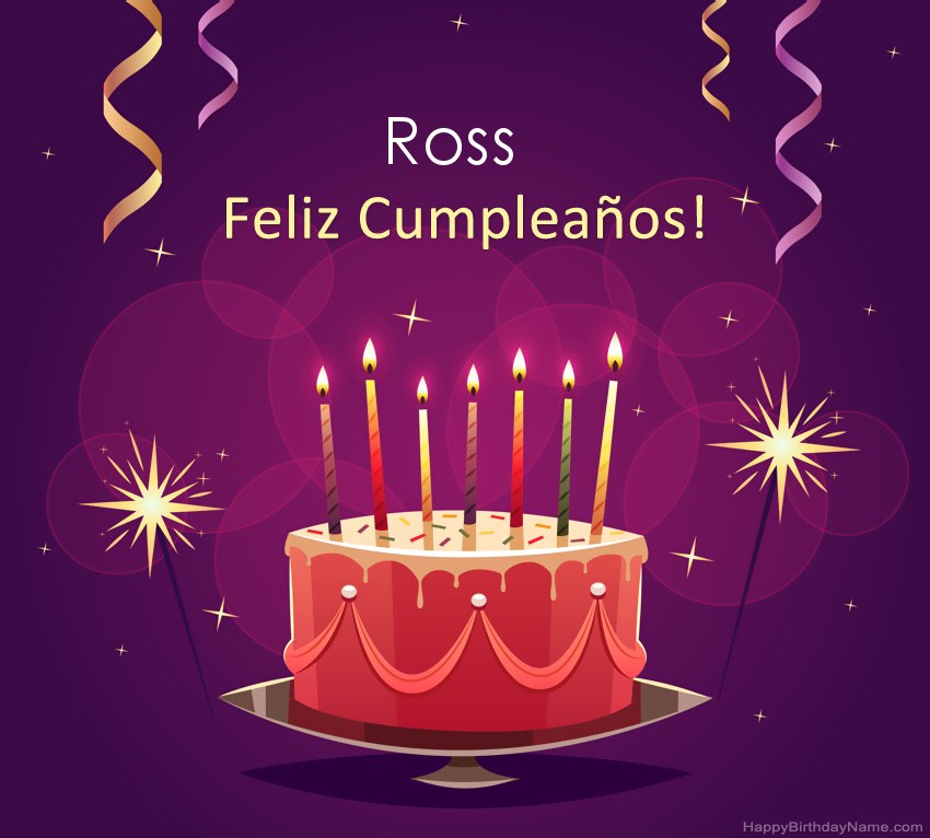 Saludos graciosos para feliz cumpleaños Ross fotos