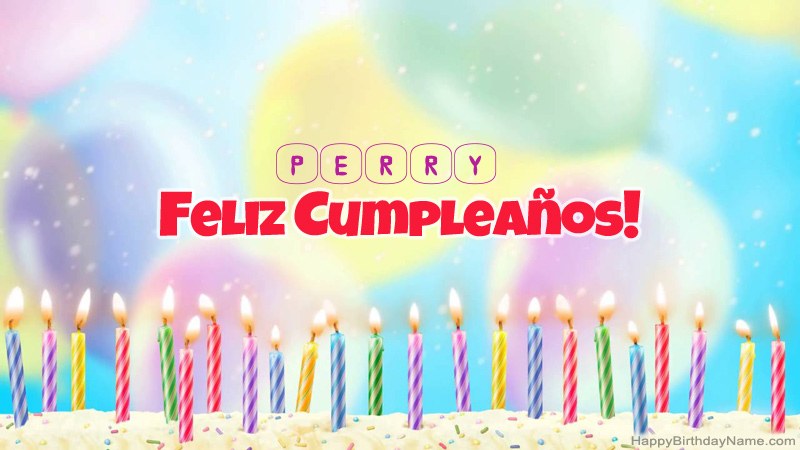 Divertidas tarjetas de feliz cumpleaños para Perry Divertidas tarjetas de feliz cumpleaños para Perry