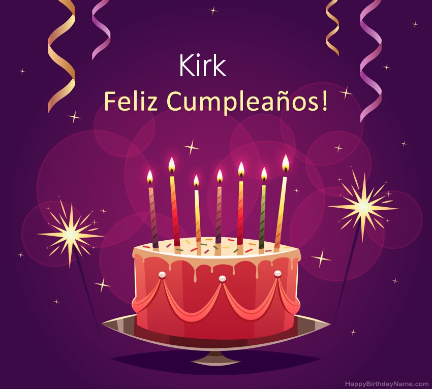 Saludos graciosos para feliz cumpleaños Kirk fotos