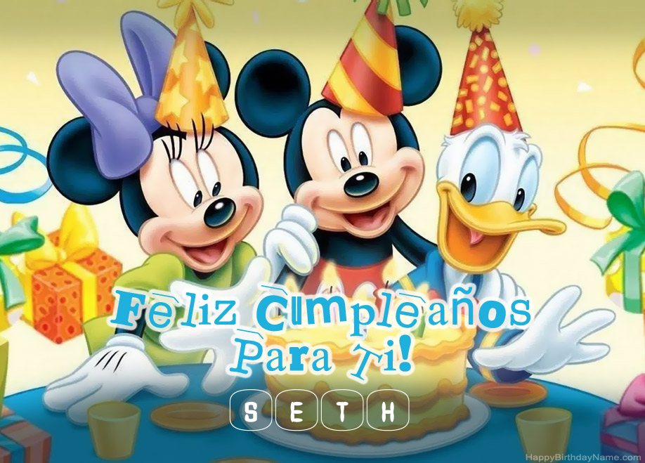 Saludos de cumpleaños infantiles para Seth Saludos de cumpleaños infantiles para Seth
