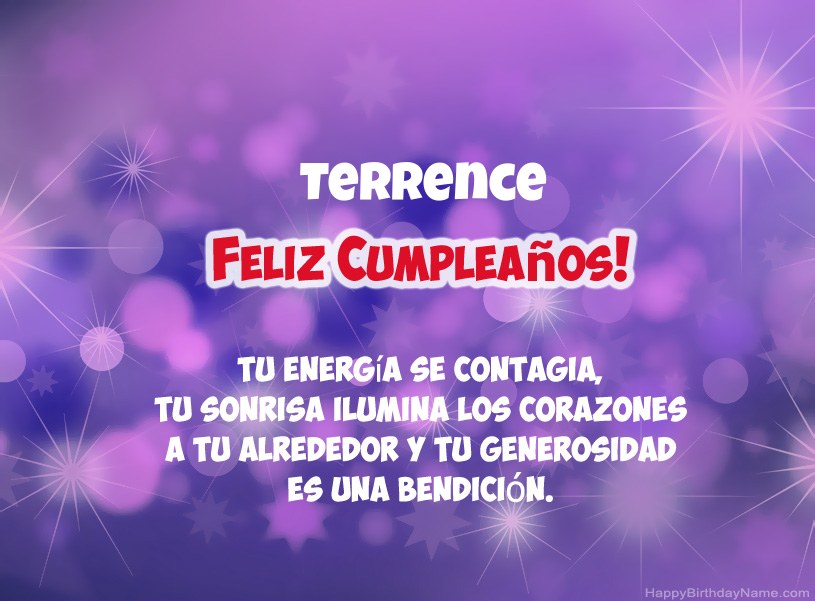 Hermosas imágenes para el feliz cumpleaños de Terrence Hermosas imágenes para el feliz cumpleaños de Terrence