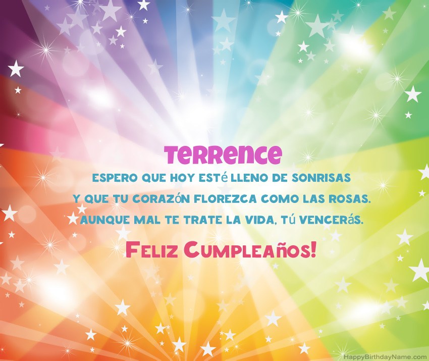 Hermosas tarjetas de feliz cumpleaños para Terrence Hermosas tarjetas de feliz cumpleaños para Terrence