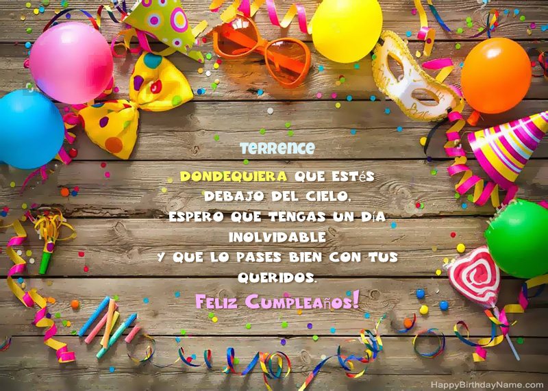 Feliz cumpleaños Terrence photo Feliz cumpleaños Terrence photo
